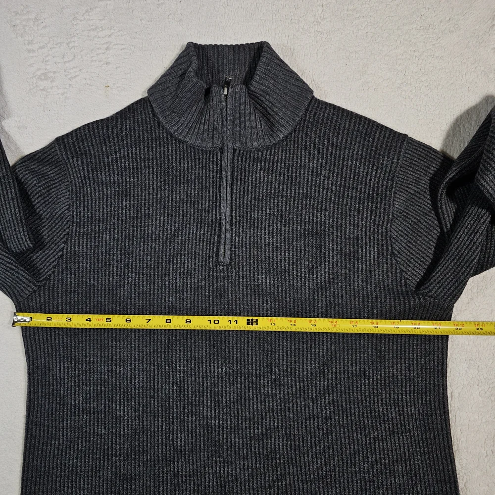 Patagonia Sweater Mens Wool 1/4 Zip Pullover Size Large.